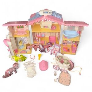 1985 G1 My Little Pony Lullaby Nursery House Near Complete w/ Extra Accessories
